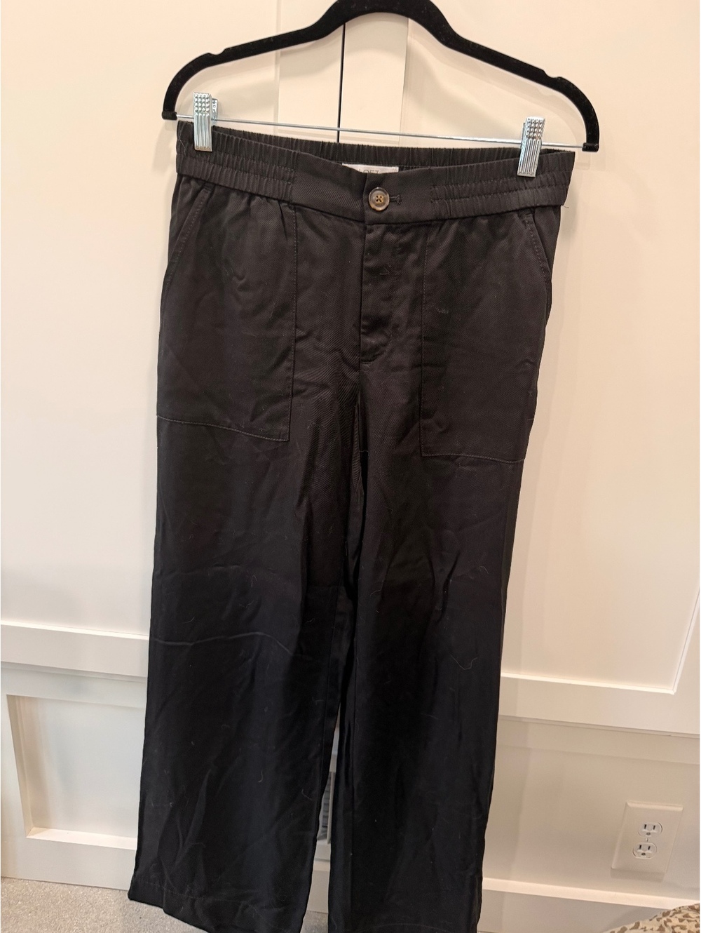 The loft wide leg work pants size 4P
